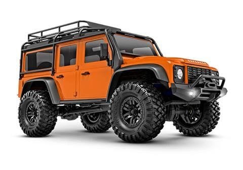 TRA97054-1ORANGE Traxxas TRX-4M Land Rover Defender 1/18 RTR Trail Truck, Orange (Sold Separately extra battery please ORDER #TRA2821)