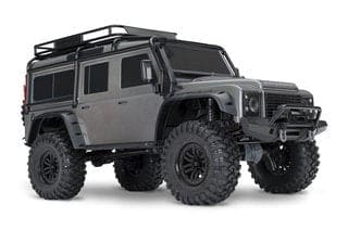 TRA82056-4 SILVER TRX-4 Scale and Trail Crawler with Land Rover Defender Body YOU will need this part # TRA2992 to run this truck