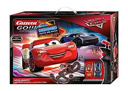 carrera 62477 Disney Cars - Neon Nights Set, GO!!! 1/43