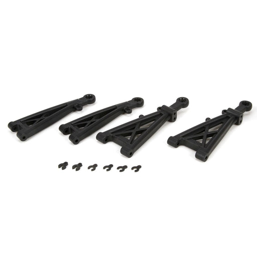 ECX234001 Front Suspension Arm Set, (2): 1:10 4wd All-In Store Only