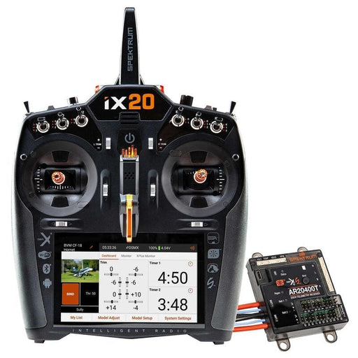 SPMR20100C iX20 20-Channel DSMX Transmitter Combo with AR20400T PowerSafe Receiver