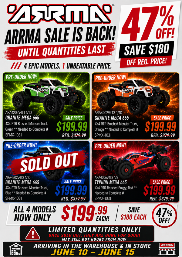 THE BIGGEST ARRMA RC SALE WE HAVE EVER SEEN