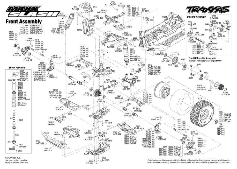 TRA102076-4RED Traxxas Maxx Slash 1/8 4WD Brushless Short Course Truck-Red *** Recommended Battery and Charger Completer Pack part # TRA2990 TO RUN THIS TRUCK