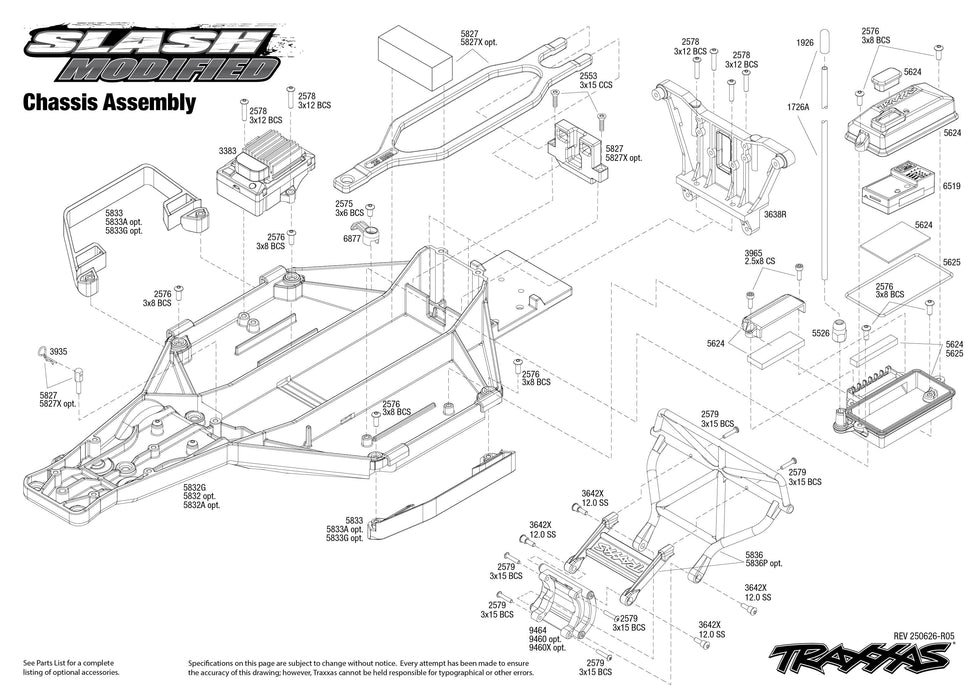 TRA104354-74BLUE Traxxas 1/10 MudBoss BL-2S with Clipless Body - Blue **Sold Separately you will need TRA2992 to run this
