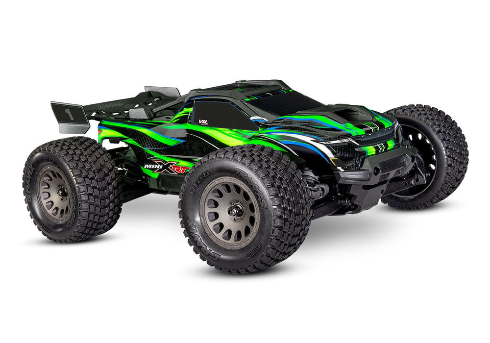 TRA108076-1GREEN  Traxxas Mini XRT VXL-3S 4wd - Green (YOU WILL NEED Power adapter TRA2912 and power cable TRA2916 To run this car)