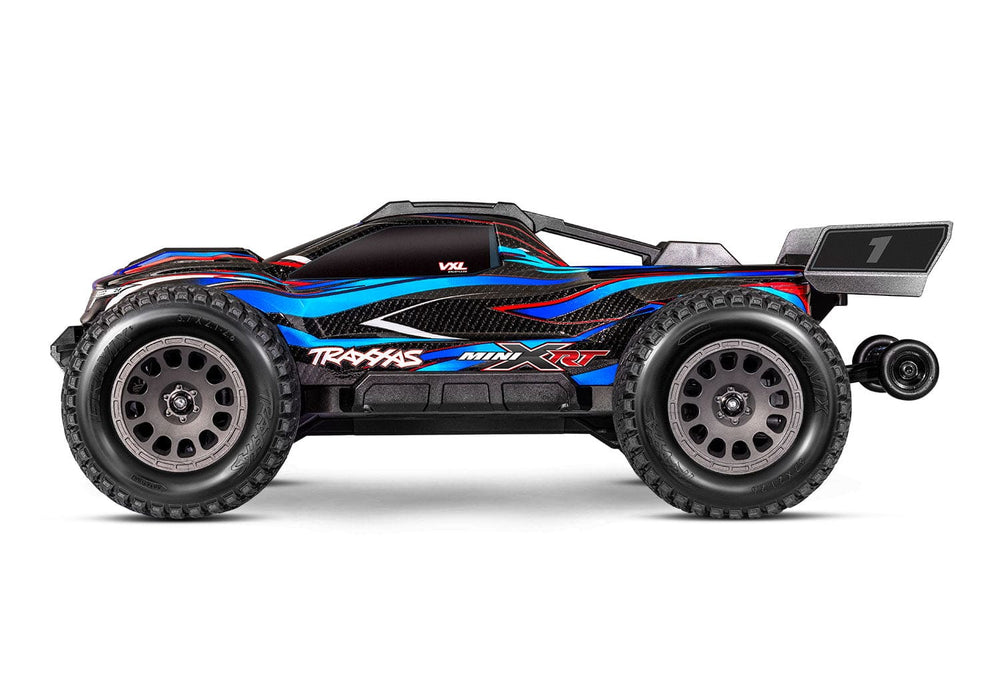 TRA108076-1BLUE Traxxas Mini XRT VXL-3S 4wd - Blue (YOU WILL NEED Power adapter TRA2912 and power cable TRA2916 To run this car)