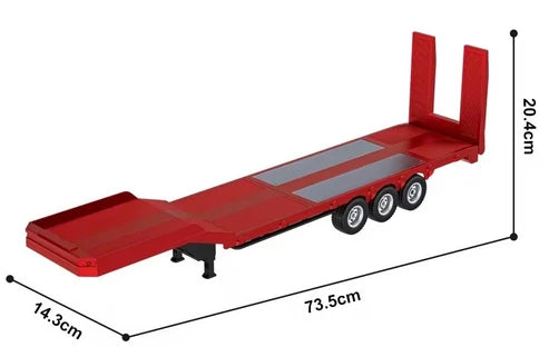 RCP-1502 RC Trailer 1/18 Platform Semi-Trailer 1502