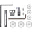 CP.RN.00000069.01 Ronin-S/SC Part 11 L-Bracket Plate with Counterweight