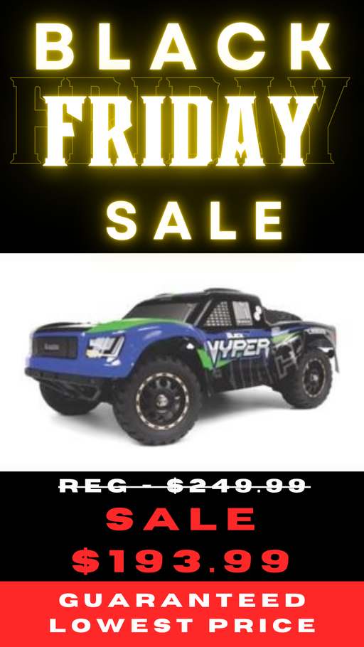 BZN540274 Vyper SC 1/16 4WD Electric - Blue/Green