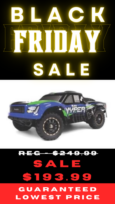 BZN540274 Vyper SC 1/16 4WD Electric - Blue/Green