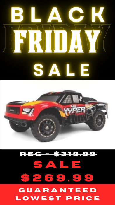 BZN540275 Vyper SC Turbo 1/16 4WD Electric 2S Brushless - Red/Orange **If you do order from this Sale, ALL sales are final sale