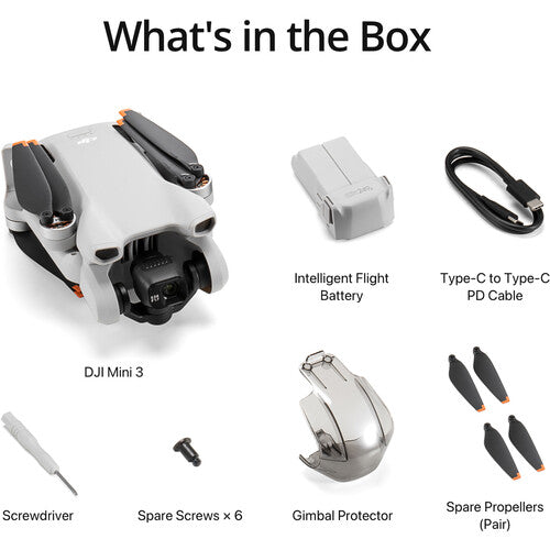 CP.MA.00000582.01 DJI Mini 3 (Drone Only) (GL)
