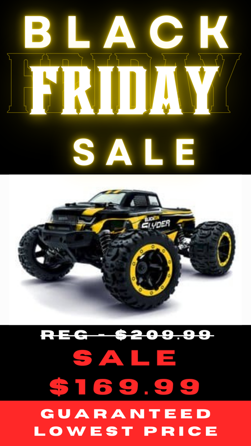 BZN540116 Slyder MT 1/16 4WD Electric Monster Truck, Yellow, RTR **If you do order from this Sale, ALL sales are final sale