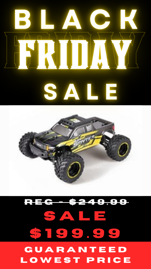 BZN540225 Smyter MT 1/12 4WD Electric Monster Truck - RTR - Yellow