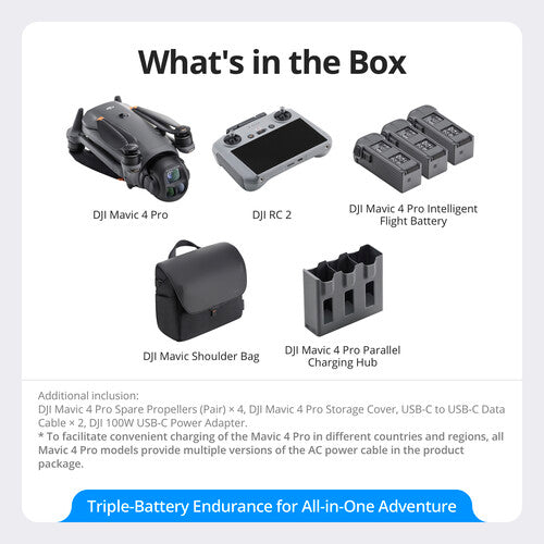 CP.MA.00000847.02 DJI Mavic 4 Pro 512GB Creator Combor(DJI RC Pro 2)