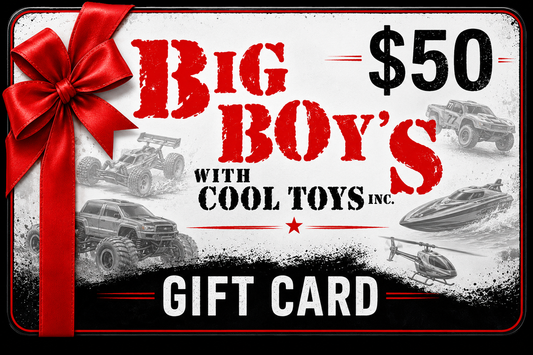 Big Boys With Cool Toys Gift Cards $25 - $1000