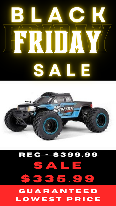 BZN540252 Smyter MT Turbo 1/12 4WD RTR 3S Brushless Monster Truck - Blue **If you do order from this Sale, ALL sales are final sale