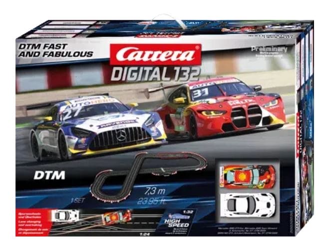 Carrera 30030 DTM Fast and Fabulous, Digital 1/32 w/Lights NEW FOR 2024
