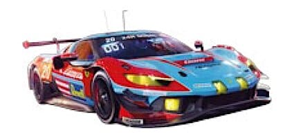 Carrera Digital 132 Ferrari 296 GT3 No.20 - Voiture De Course Échelle 1:32 Avec Licence Officielle