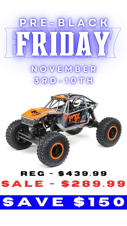 AXI01002V2T2 1/18 UTB18 Capra 4WD Unlimited Trail Buggy RTR, Grey (FOR Extra battery ORDER #SPMX652SH2)