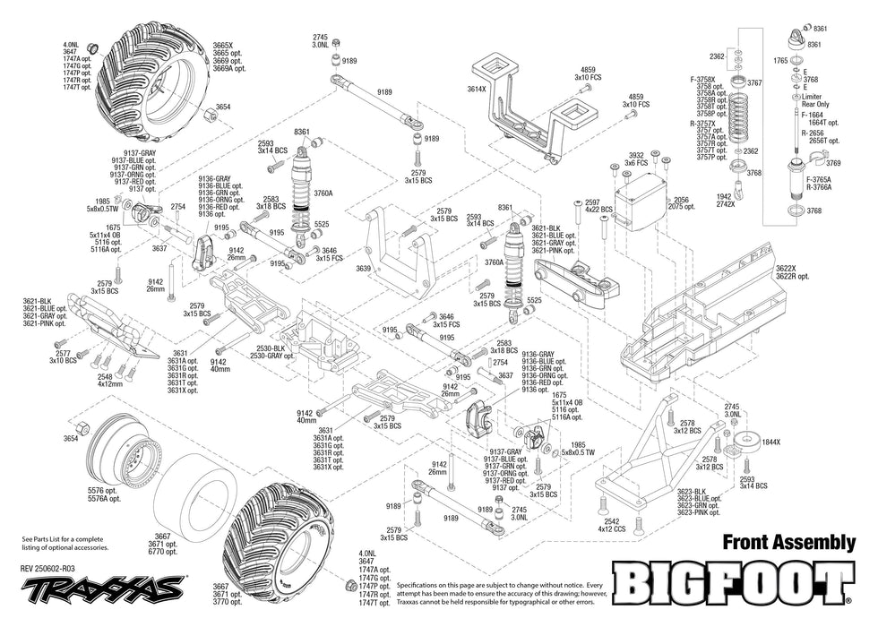 TRA36234-8 Traxxas BIGFOOT No 1 HD w/USB-C **Sold Separately for the best run time you will need part# Tra2992***