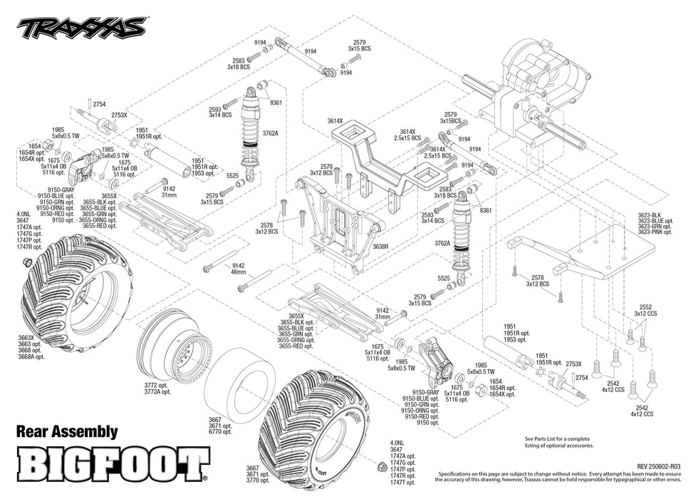 TRA36234-8 Traxxas BIGFOOT No 1 HD w/USB-C **Sold Separately for the best run time you will need part# Tra2992***