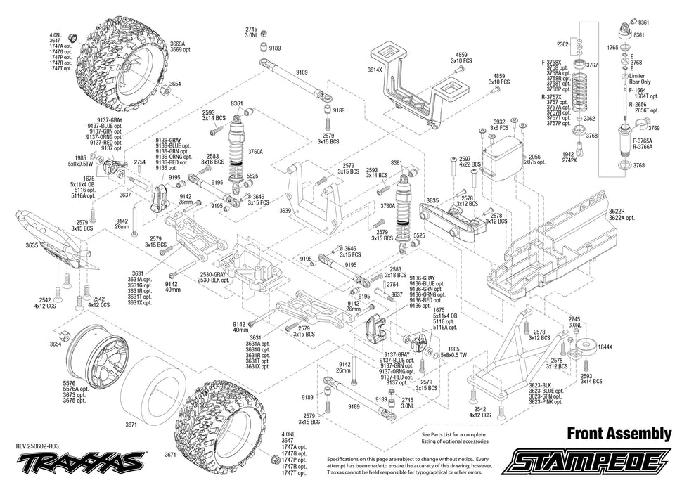 TRA36254-8GREEN Traxxas Stampede 1/10 Monster Truck Extreme Heavy Duty - Green **Sold Separately for the best run time you will need part# Tra2992***