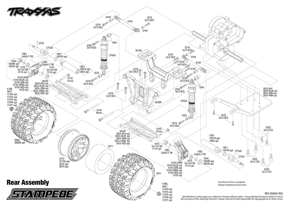 TRA36254-8GREEN Traxxas Stampede 1/10 Monster Truck Extreme Heavy Duty - Green **Sold Separately for the best run time you will need part# Tra2992***