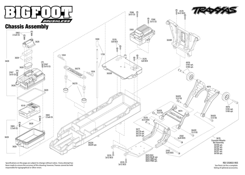 TRA36334-4 Traxxas 1/10 BIGFOOT No. 1 BL-2S HD Clipless - Blue **Free battery charger with the purchase of this truck. Please add TRA2827X and TRA2920 to your order  to get it free.** if you order from this promotion it is final sale