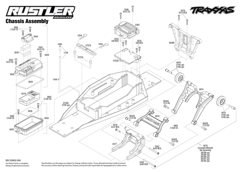 TRA37354-4BLUE Traxxas 1/10 Rustler 2WD BL-2S Clipless - Blue**Free battery charger with the purchase of this truck. Please add TRA2827X and TRA2920 to your order  to get it free.** if you order from this promotion it is final sale