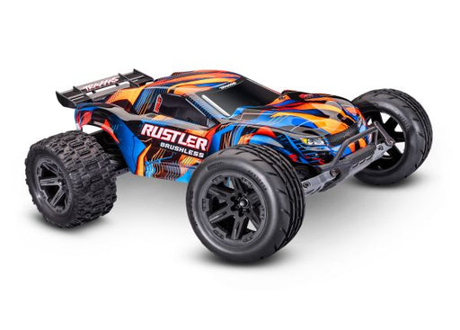 TRA37454-4ORANGE Traxxas 1/10 Rustler HD VX3 BL 2WD RTR - Orange *YOU will need this to run this truck # tra2970-3S