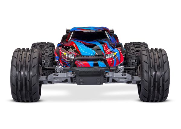TRA37454-4RED Traxxas 1/10 Rustler HD VX3 BL 2WD RTR - Red