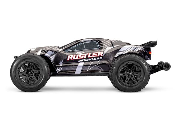 TRA37454-4 BLACK Traxxas 1/10 Rustler HD VX3 BL 2WD RTR - BLACK *YOU will need this to run this truck # tra2970-3S