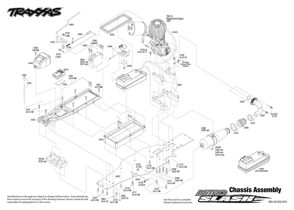 TRA44056-3 HAWAIIAN 1/10 Nitro Slash 2WD SC RTR w/TRX 3.3 **SOLD SEPARATELY you will need this fuel for this car TRA5020