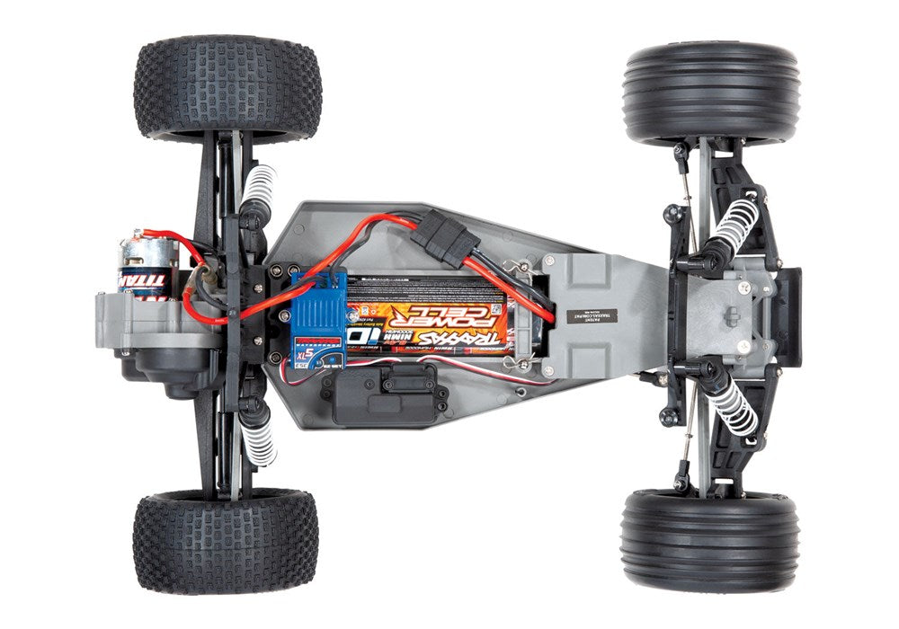 TRA37054-4 GREEN Rustler: 1/10 Scale Stadium Truck with TQ 2.4 GHz radio system YOU will need this part # TRA2992 to run this turck***FREE SHIPPING IN CANADA USE CODE: FREESHIPPINGJULY2022 AT CHECKOUT