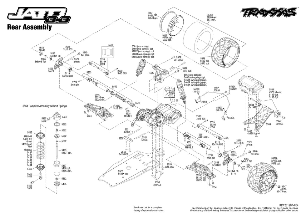 TRA55077-3 Traxxas Jato 3.3 with TSM - RedX **SOLD SEPARATELY you will need this fuel for this car TRA5020