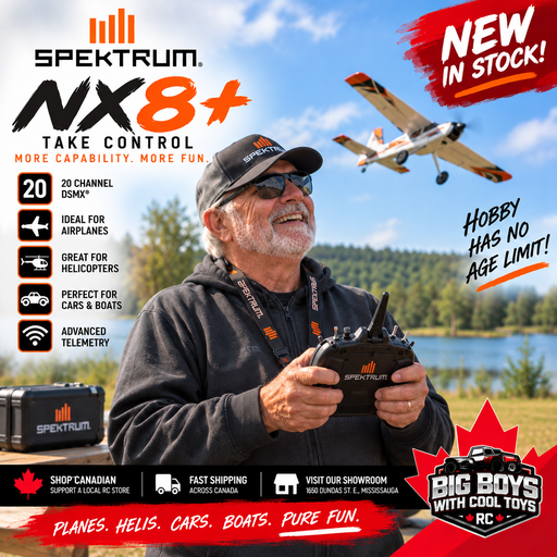 SPMR8210A Spektrum NX8+ 20 Channel DSMX Transmitter Only