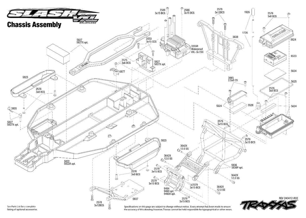 TRA58276-74FOX Traxxas Slash VXL (Fox):1/10 Scale 2WD Short Course Racing Truck **Sold Separately YOU will need this part #TRA2970-3S to run this truck *