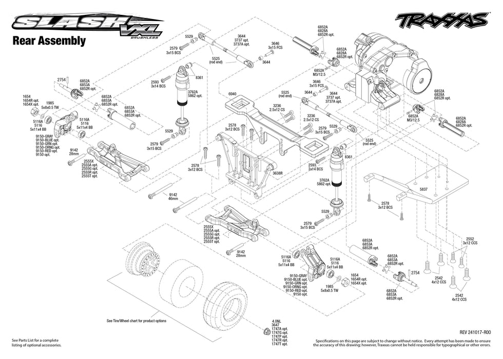 TRA58376-74FOX Traxxas 1/10 Slash VXL Extreme HD 2wd RTR - Fox **Sold Separately YOU will need this part #TRA2970-3S to run this truck
