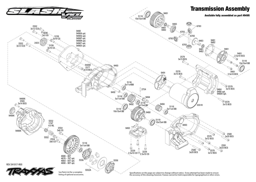 TRA58376-74FOX Traxxas 1/10 Slash VXL Extreme HD 2wd RTR - Fox **Sold Separately YOU will need this part #TRA2970-3S to run this truck