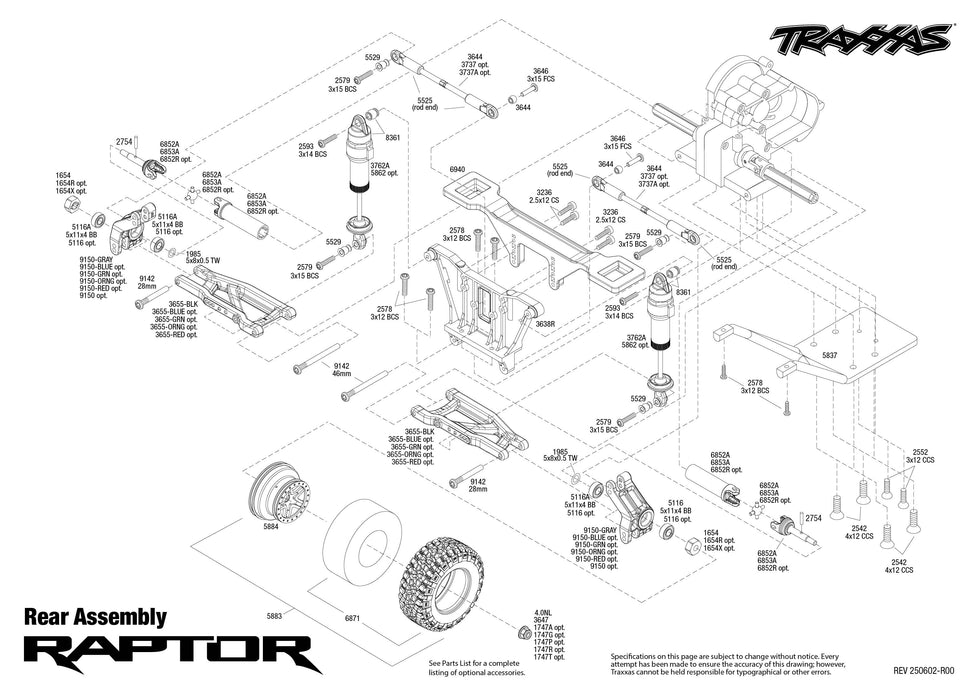 TRA58394-4FOX Traxxas 1/10 F150 Raptor BL-2S HD Clipless - Fox **Free battery charger with the purchase of this truck. Please add TRA2827X and TRA2920 to your order  to get it free.** if you order from this promotion it is final sale