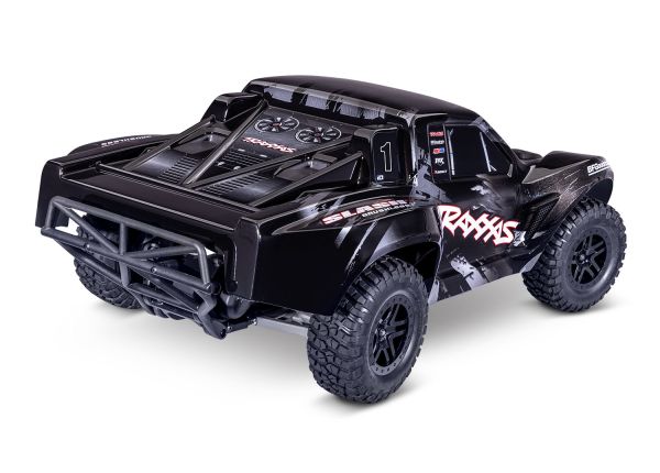 TRA58434-4 BLACK Slash 2WD Brushless