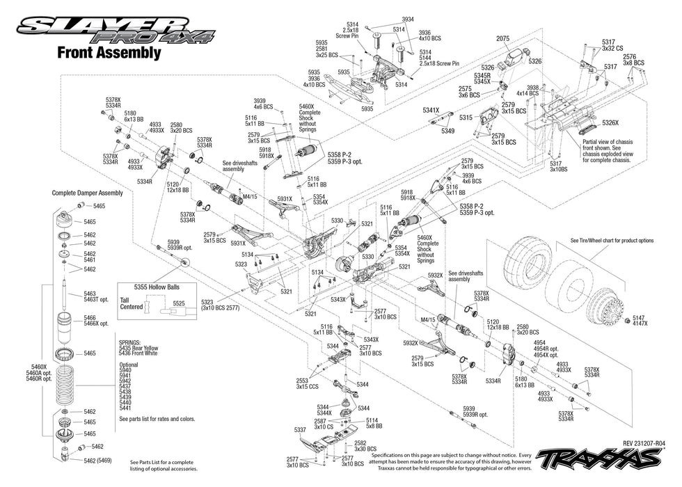TRA59076-3 RED 1/10 Slayer Pro 4x4 4WD Nitro-Power SC RTR TSM **SOLD SEPARATELY you will need this fuel for thit car TRA5020