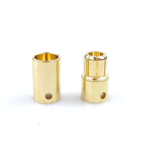 BBQSC038A 10MM GOLD PLATED BULLET