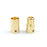BBQSC038A 10MM GOLD PLATED BULLET
