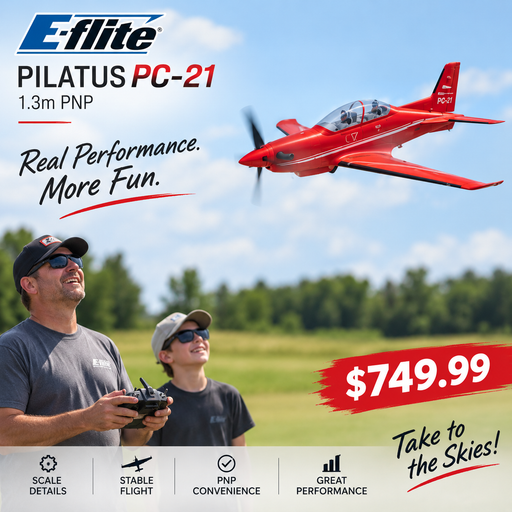 EFL14975 E-Flite Pilatus PC-21 1.3m PNP