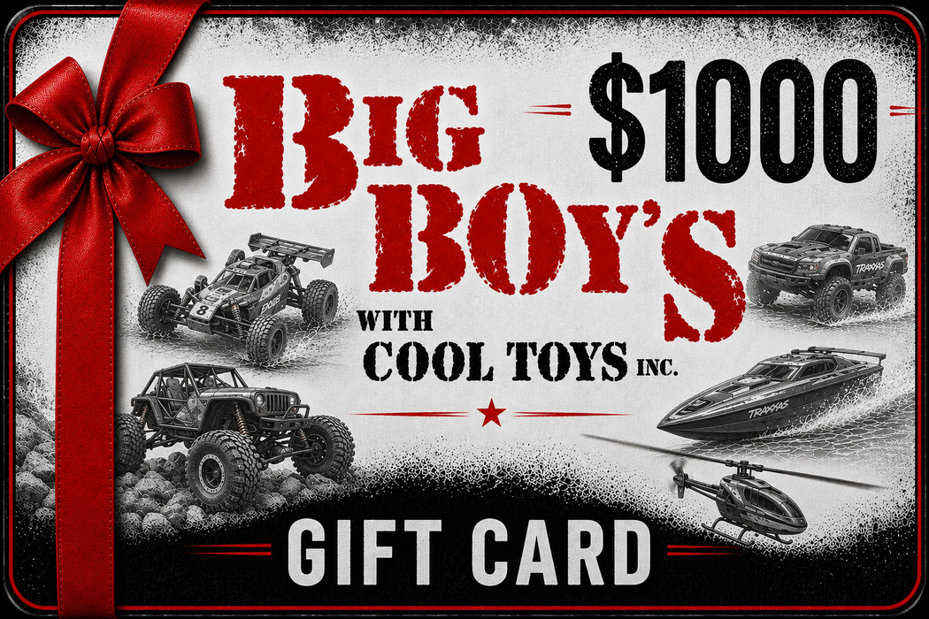 Big Boys With Cool Toys Gift Cards $25 - $1000