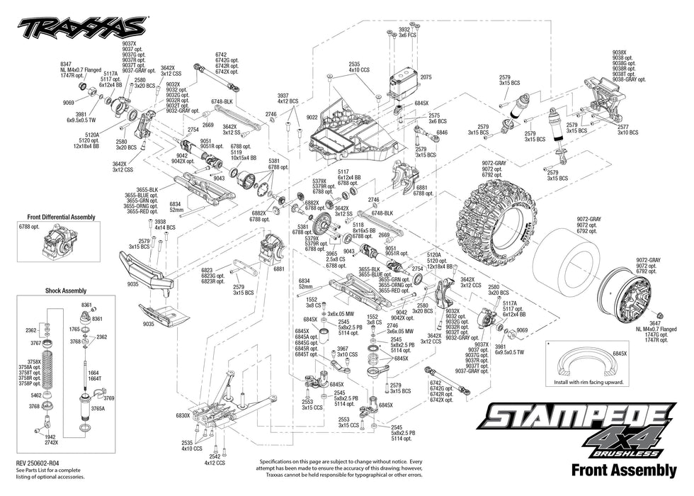 TRA67154-4BLUE Traxxas Stampede 1/10 4X4 Brushless Monster Truck RTR - Blue **Free battery charger with the purchase of this truck. Please add TRA2827X and TRA2920 to your order  to get it free.** if you order from this promotion it is final sale