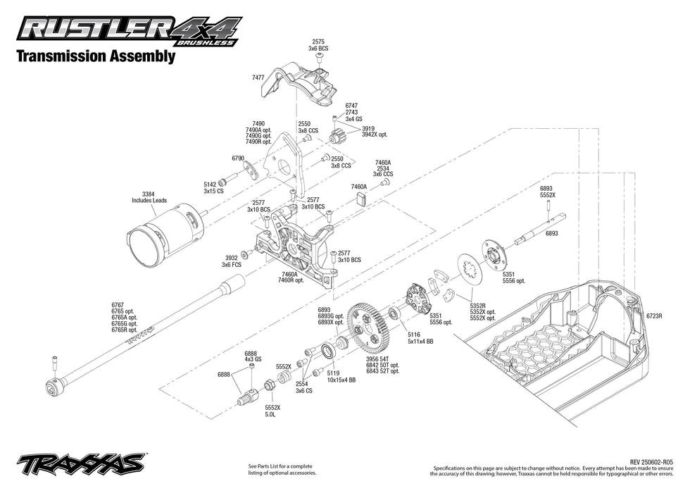 TRA67164-4RED Traxxas Rustler 1/10 4X4 Brushless Stadium Truck RTR - Red **Free battery charger with the purchase of this truck. Please add TRA2827X and TRA2920 to your order  to get it free.** if you order from this promotion it is final sale