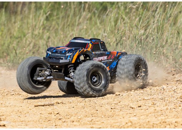 TRA67454-4ORANGE Traxxas 1/10 Stampede HD VX3 4WD RTR - Orange